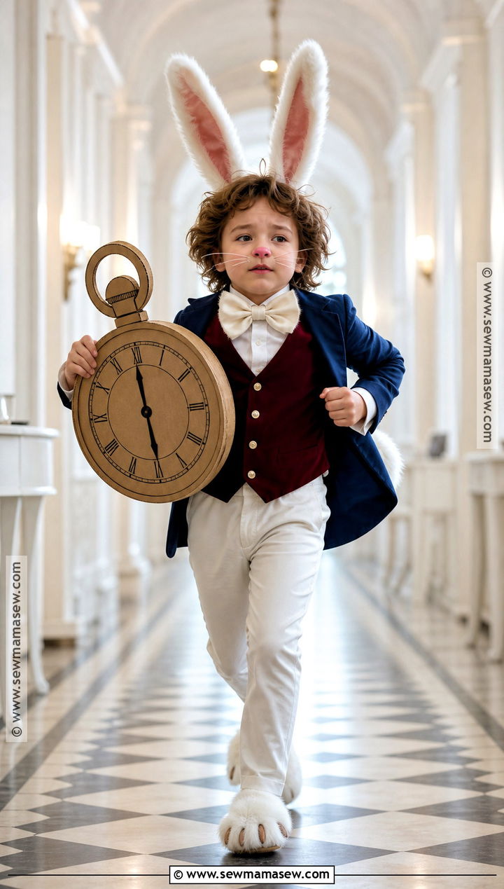 White Rabbit Costume - 40 book characters dress up ideas
