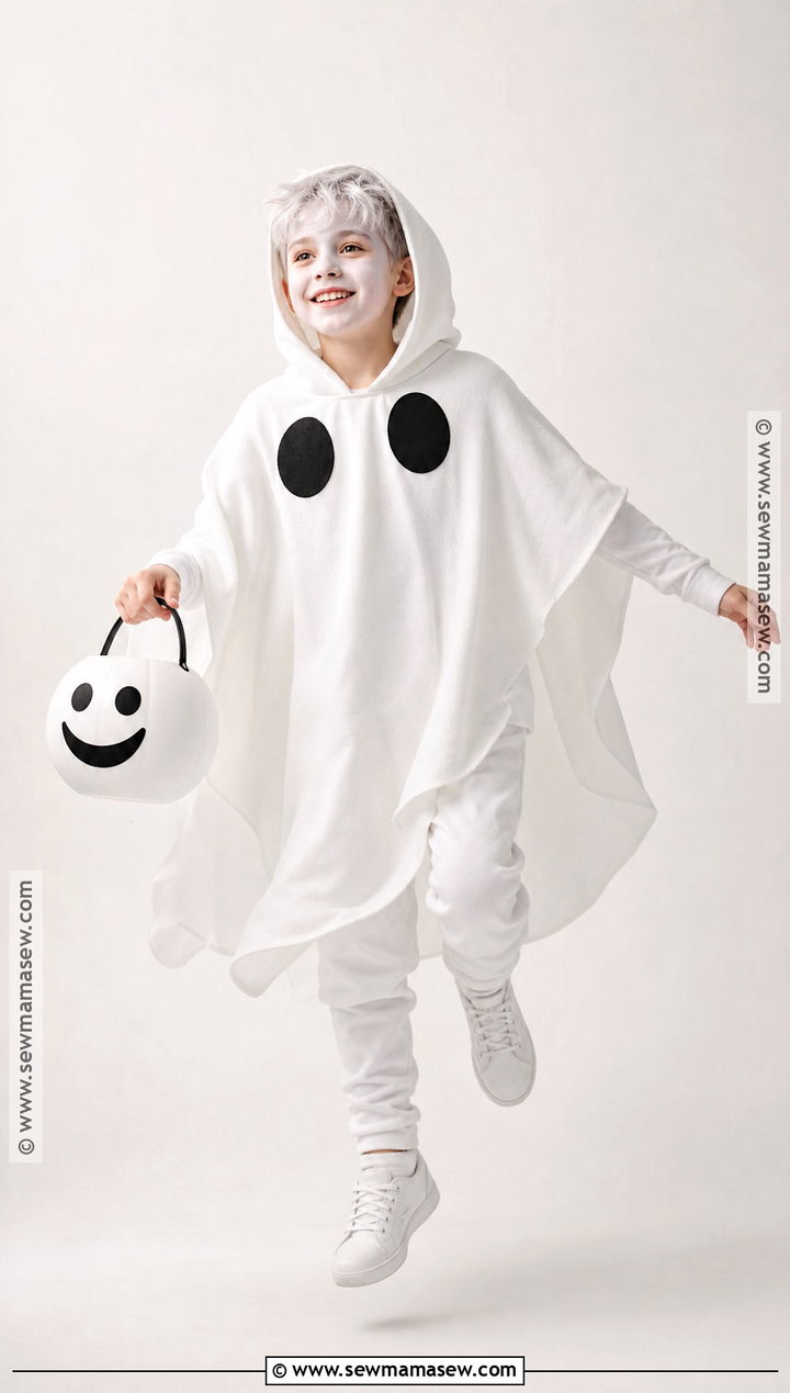 White Sheet Ghost Costume - 40 halloween costumes for boys