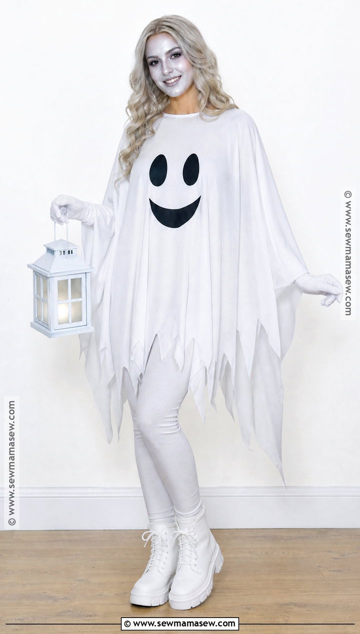 White Sheet Ghost Costume With Boots - 30 costume for halloween ideas