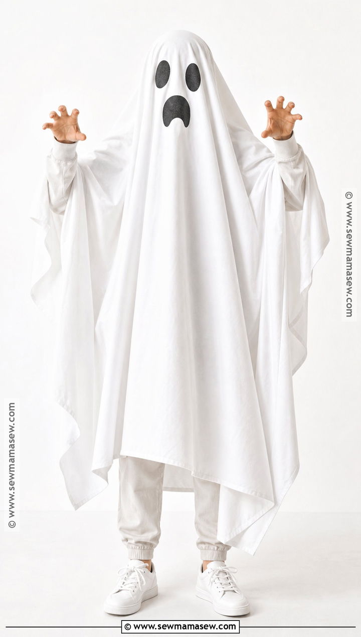 White Sheet Ghost Costume - 30 basic costume ideas