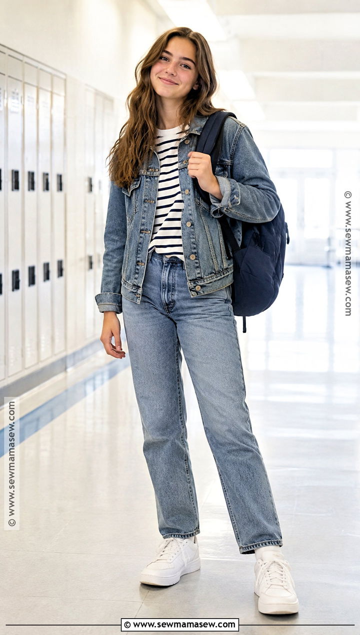 White Sneakers With Straight Leg Jeans - 20 shoes for back to school for teens