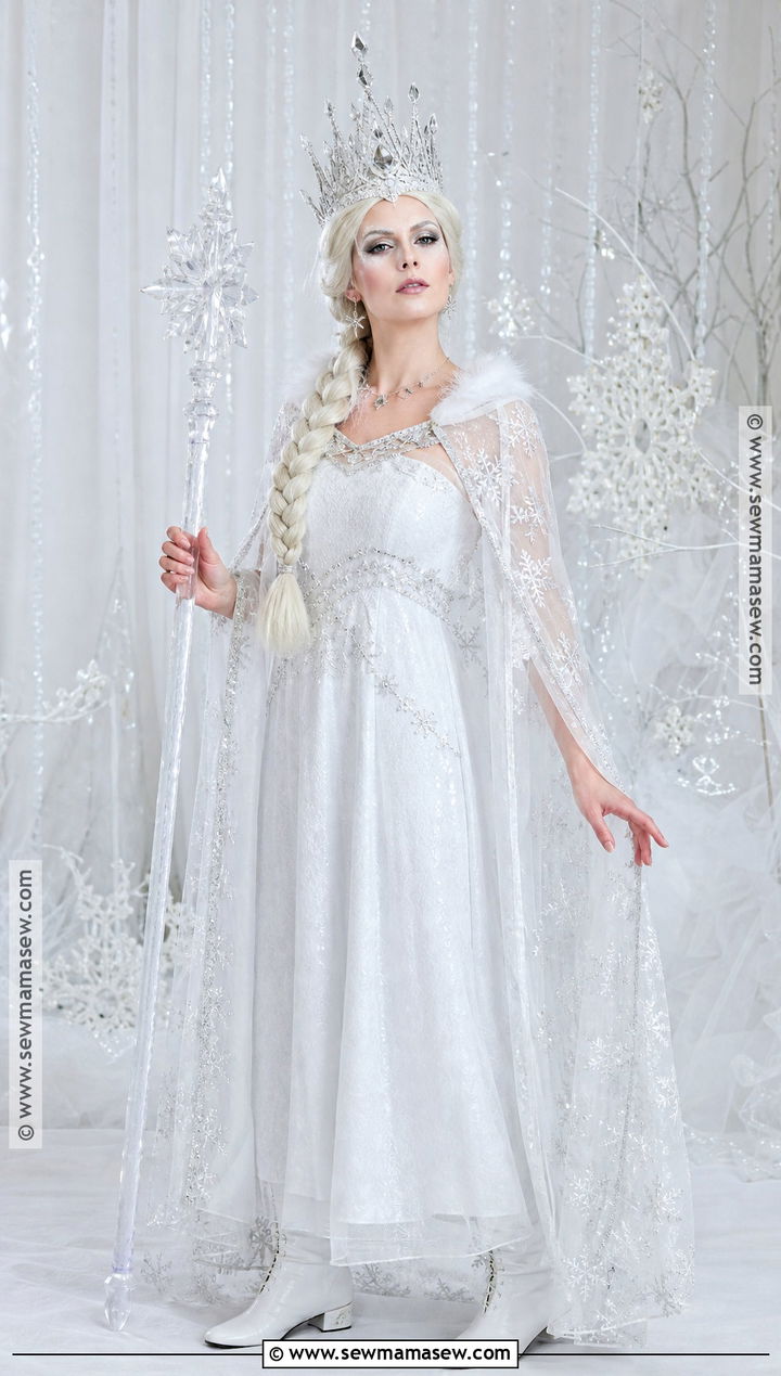 White Snow Queen Halloween Costume - 35 white halloween costume ideas