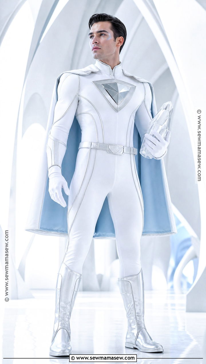 White Solar Suit Superman Cosplay - 30 superman cosplay ideas