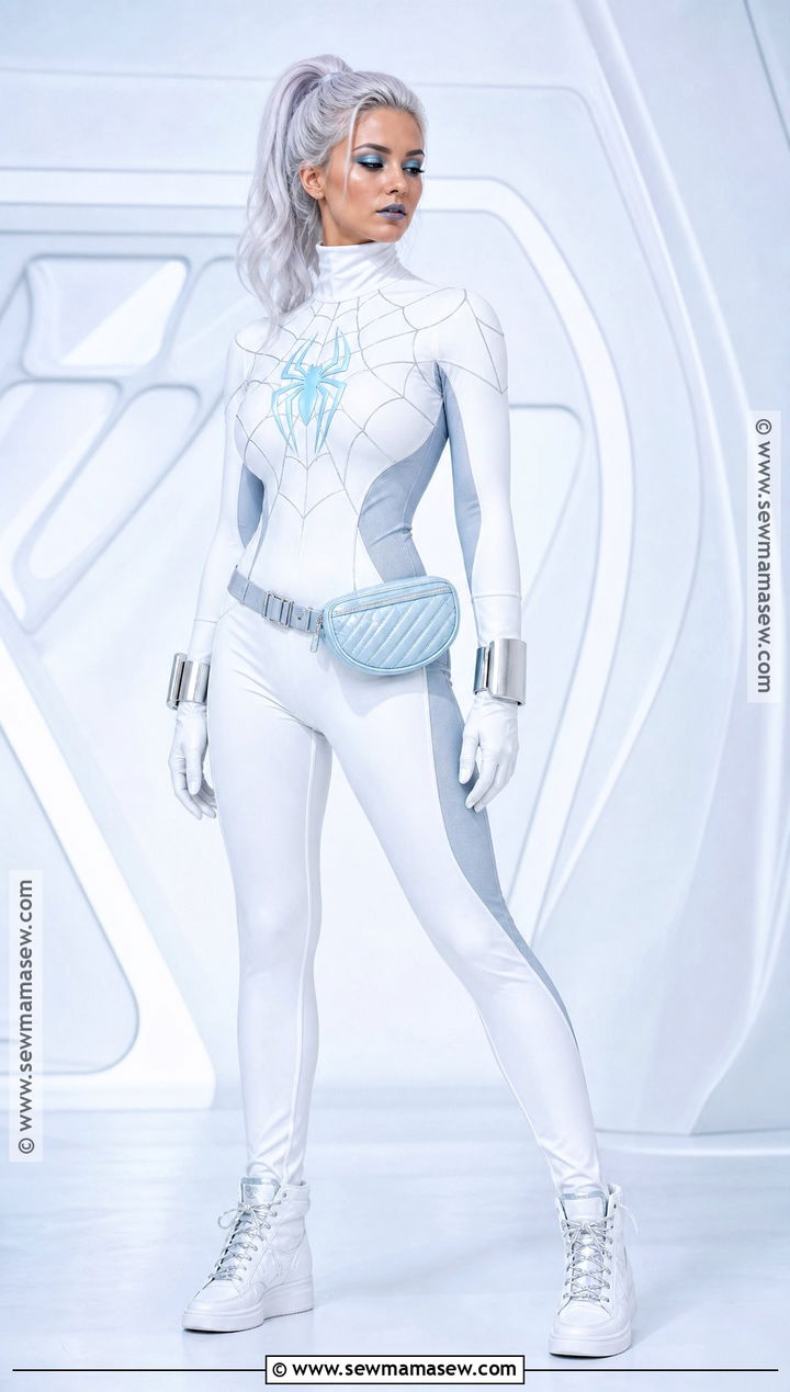 White Spider Man Costume - 30 spiderman halloween costumes for women