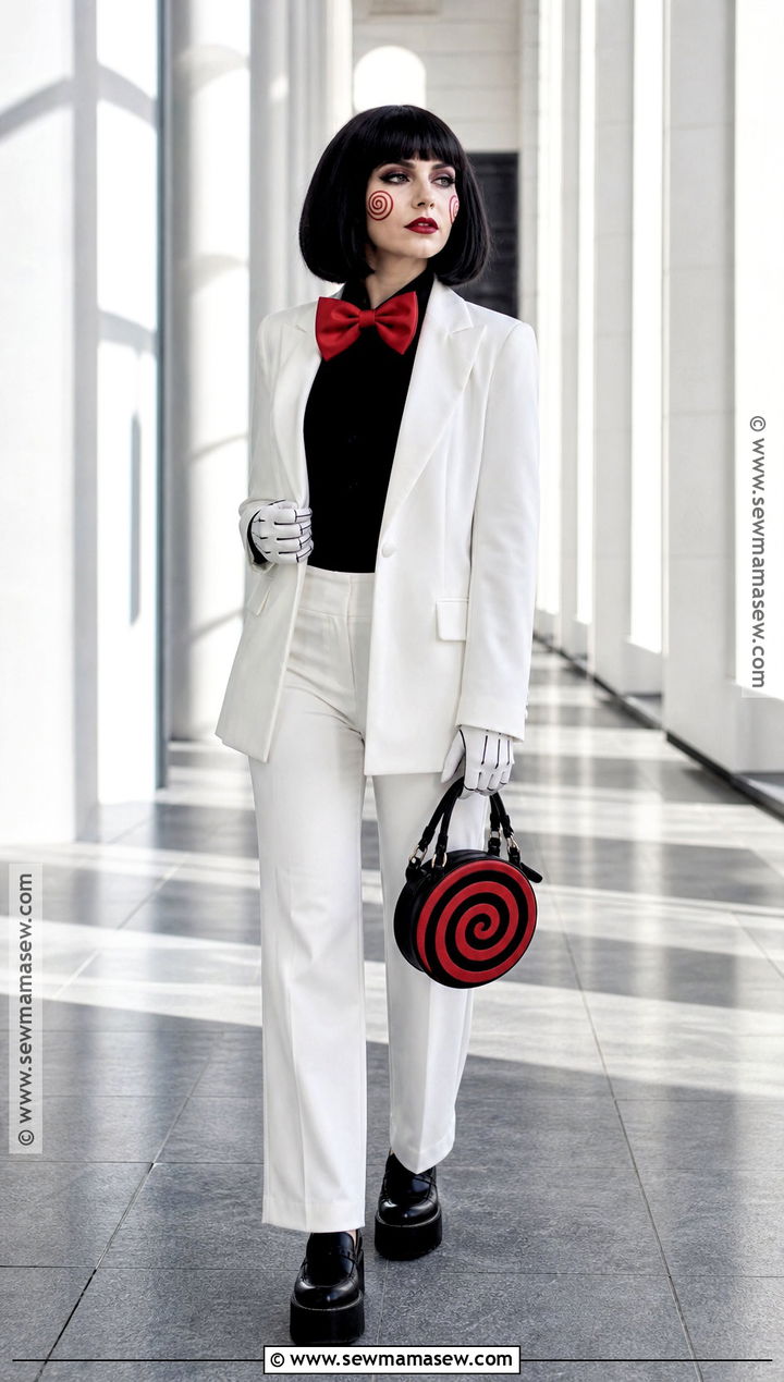 White Suit Jigsaw Costume - 40 jigsaw costume ideas for women