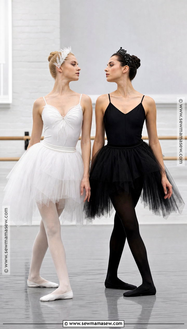 White Swan And Black Swan Costume - 40 blonde and brunette halloween costumes