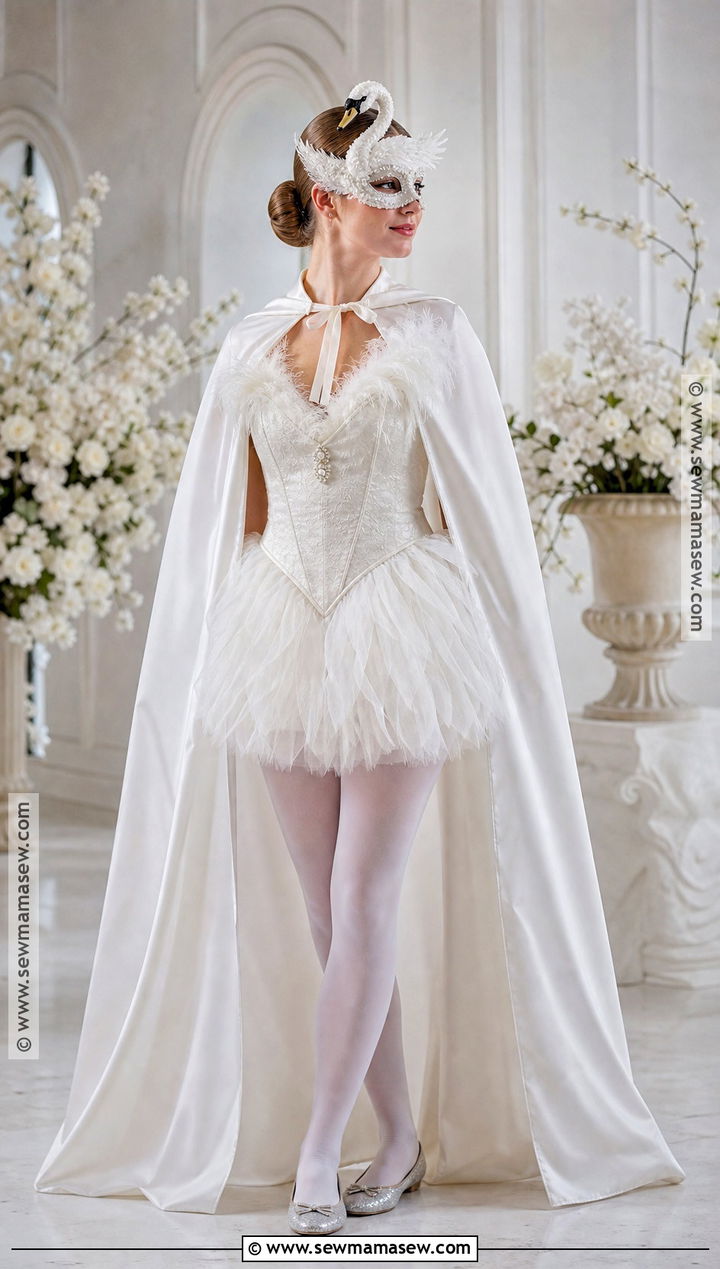 White Swan Masquerade Costume - 35 masquerade halloween costumes