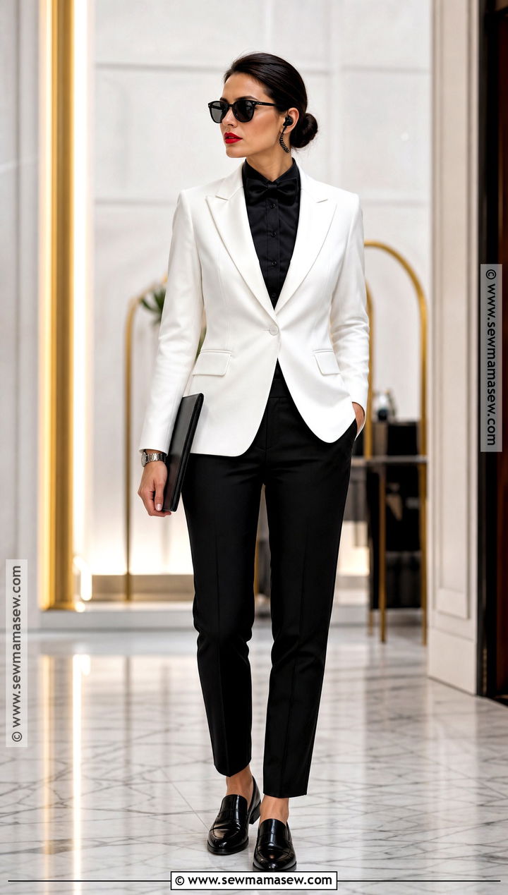 White Tuxedo Secret Agent Costume - 30 secret agent costume ideas for women
