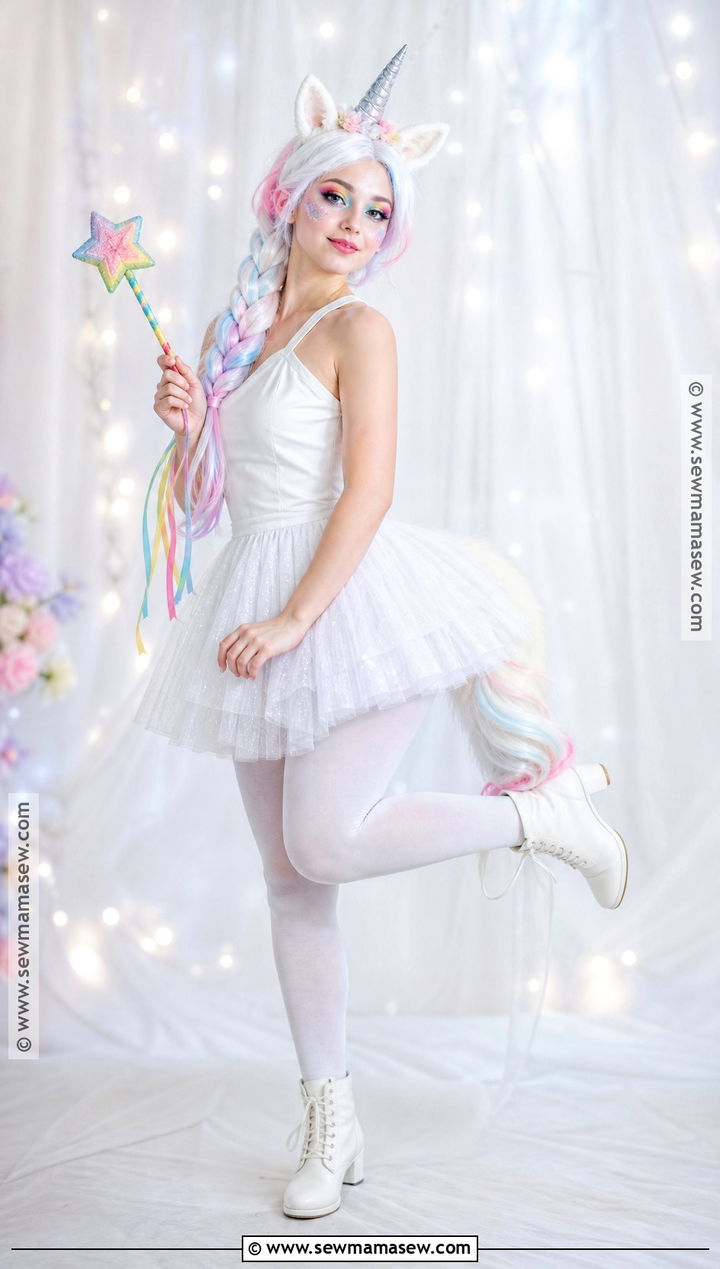 White Unicorn Halloween Costume - 35 white halloween costume ideas