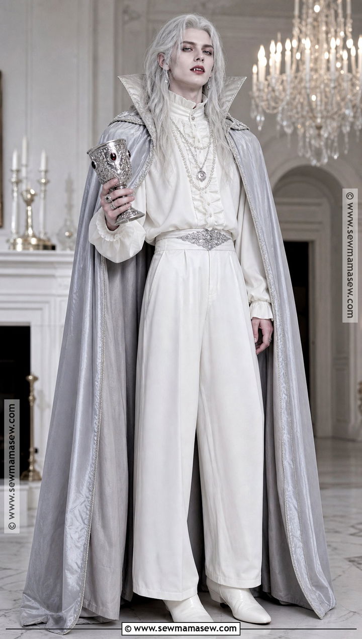 White Vampire Costume - 30 vampire costume outfit ideas