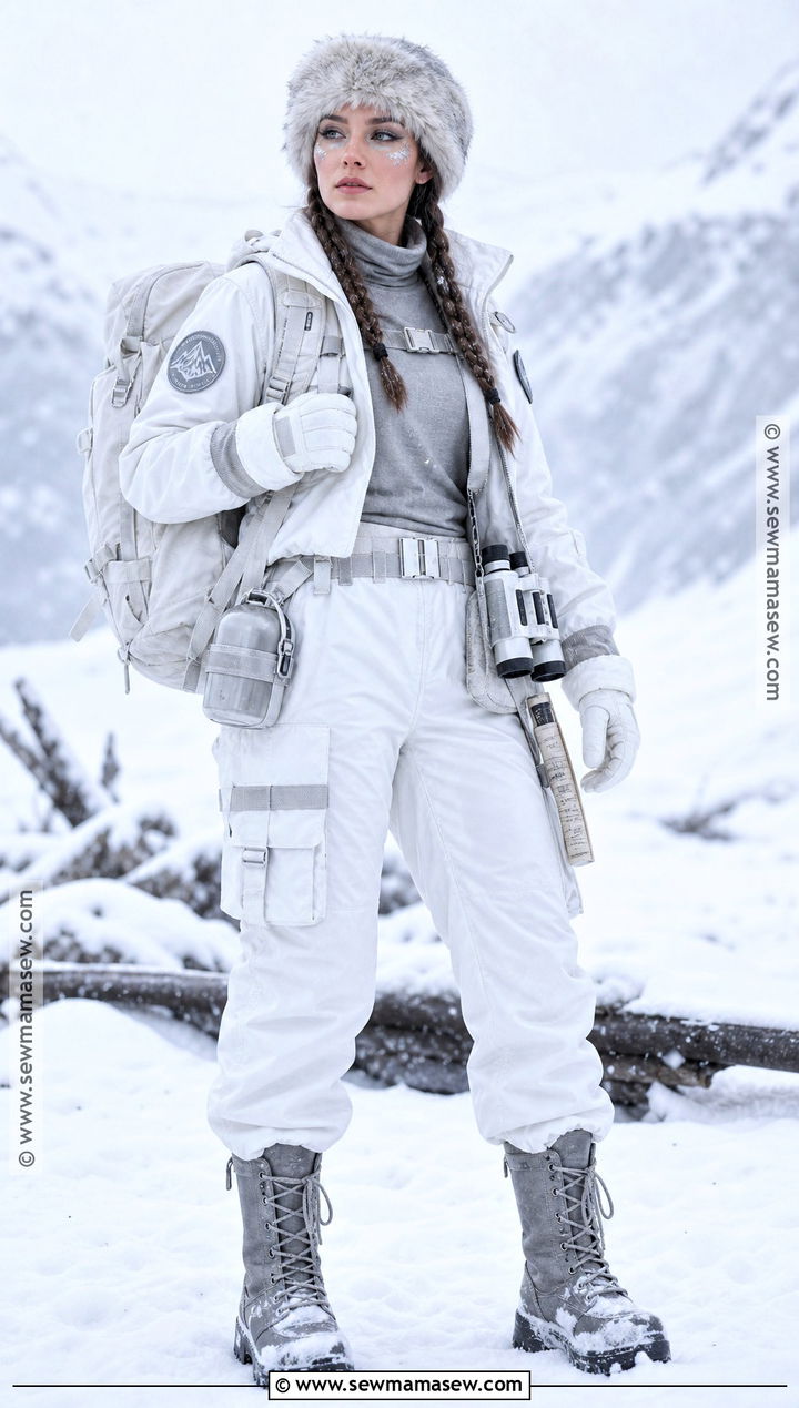 White Winter Army Costume - 35 army costume ideas for women