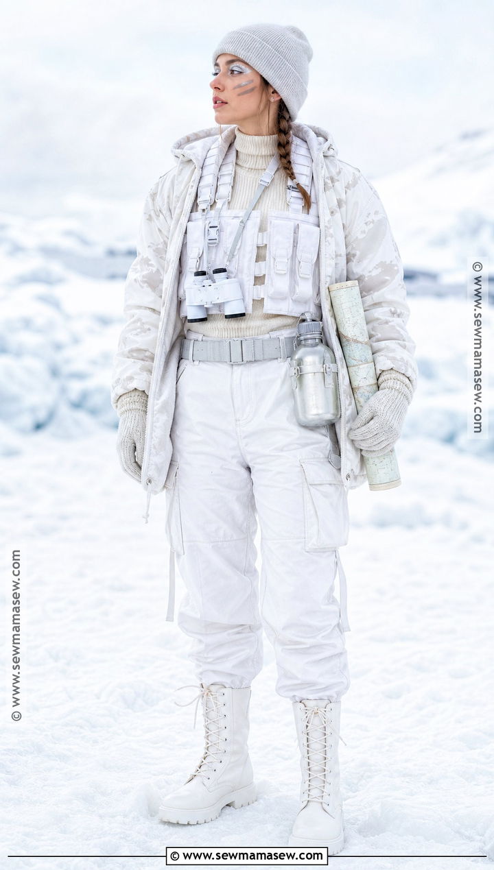 White Winter Army Costume - 30 Army Halloween Costume Ideas