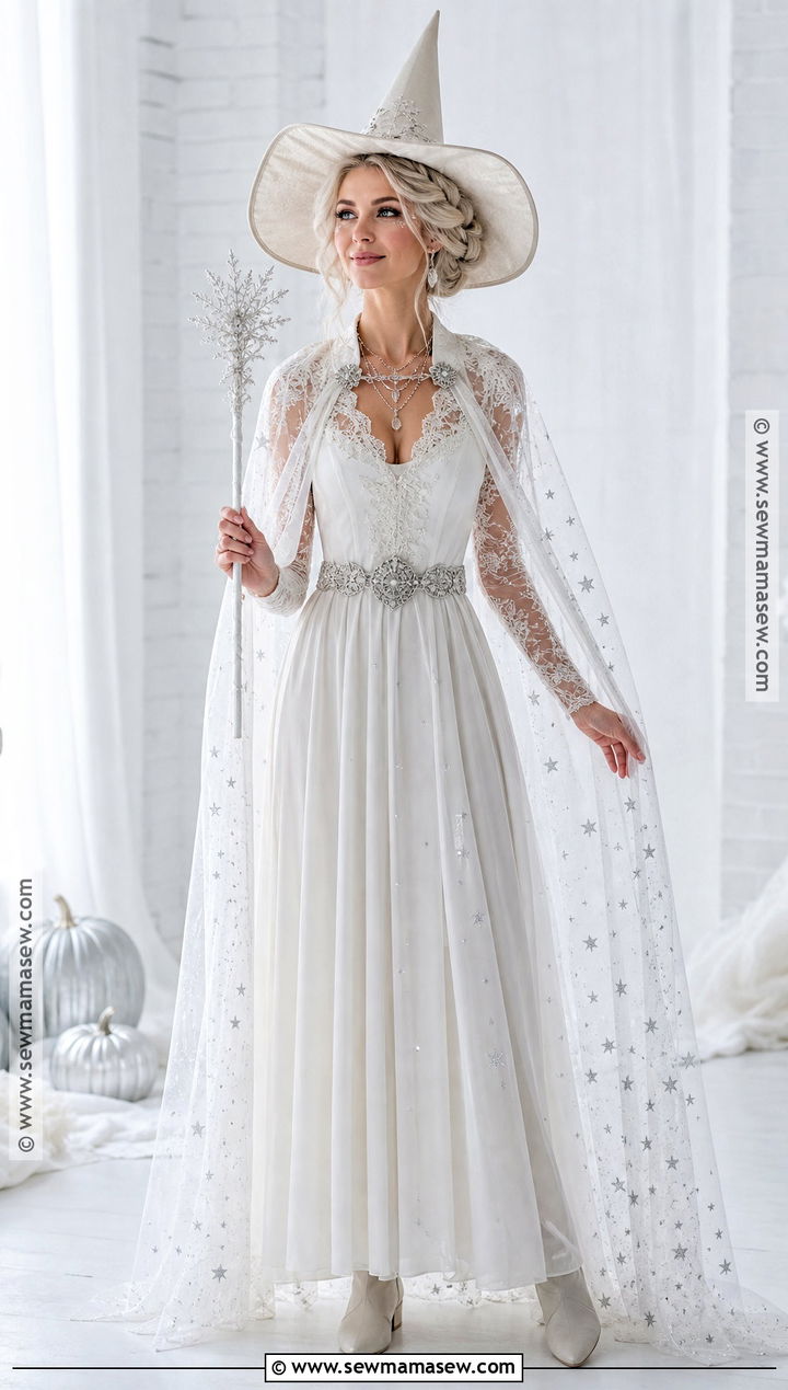White Witch Costume - 50 witch costume ideas