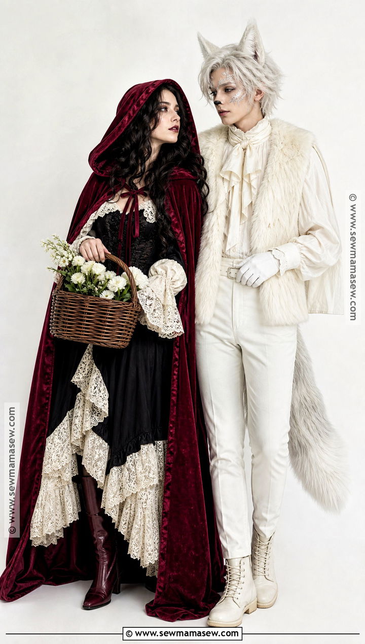 White Wolf And Little Red Riding Hood Costume - 30 Wolf And Little Red Riding Hood Costume Ideas