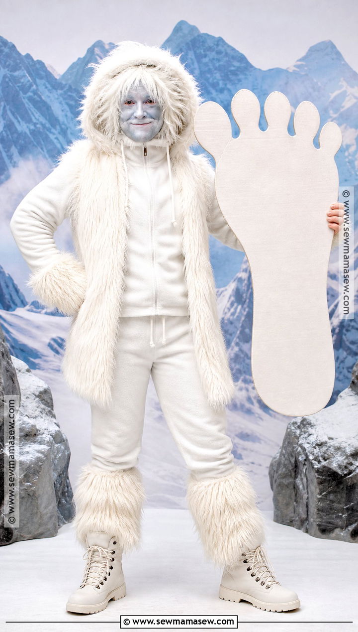 White Yeti Halloween Costume - 35 white halloween costume ideas