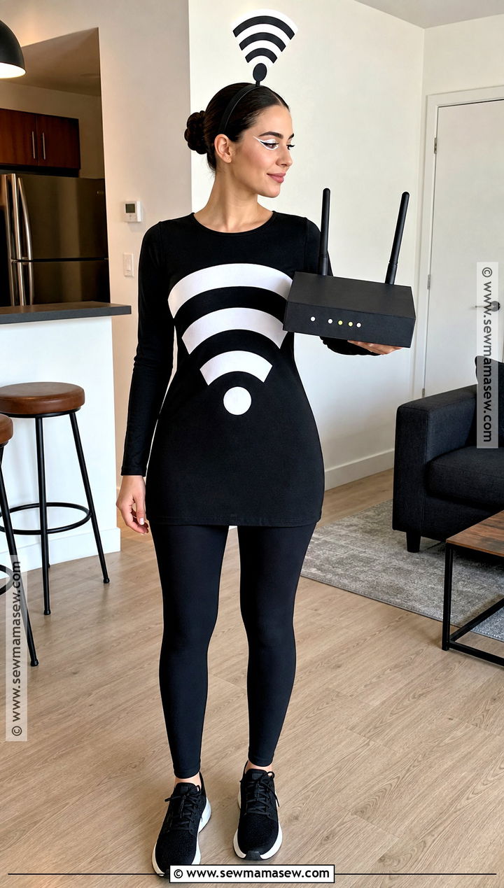 Wi Fi Signal Costume - 45 funny halloween costumes for women