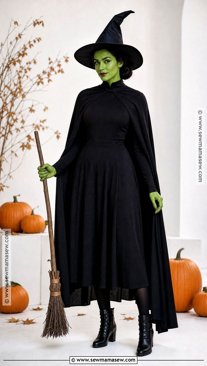 Wicked Witch Green Face Costume - 50 iconic halloween costumes