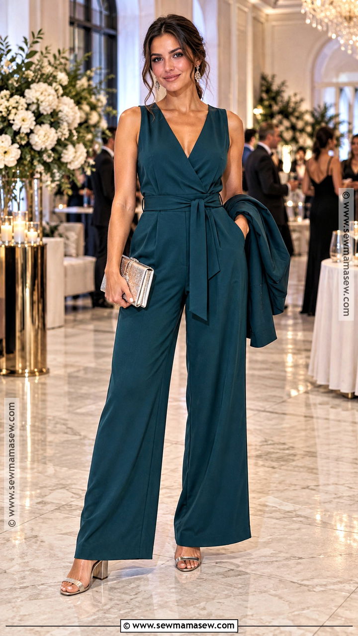 Wide Leg Jumpsuit September Party Outfit - 20 september party outfit ideas