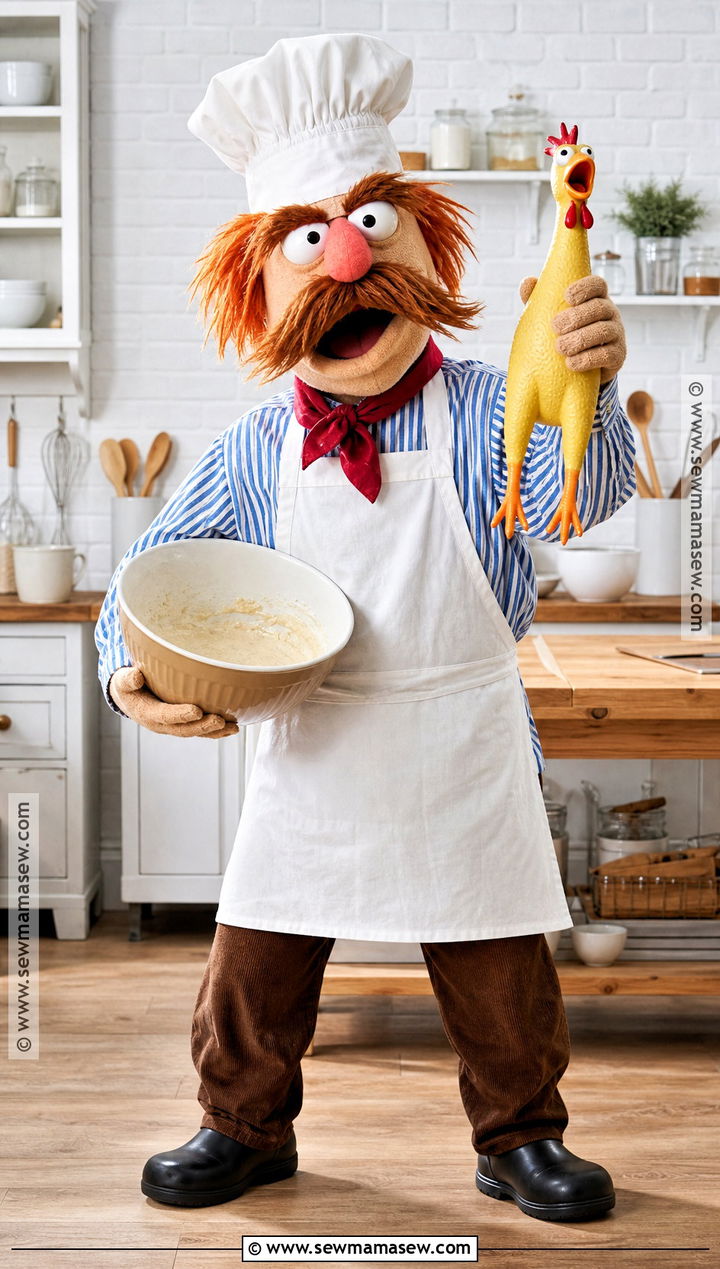 Wild Puppet Chef Halloween Costume - 30 chef halloween costume ideas