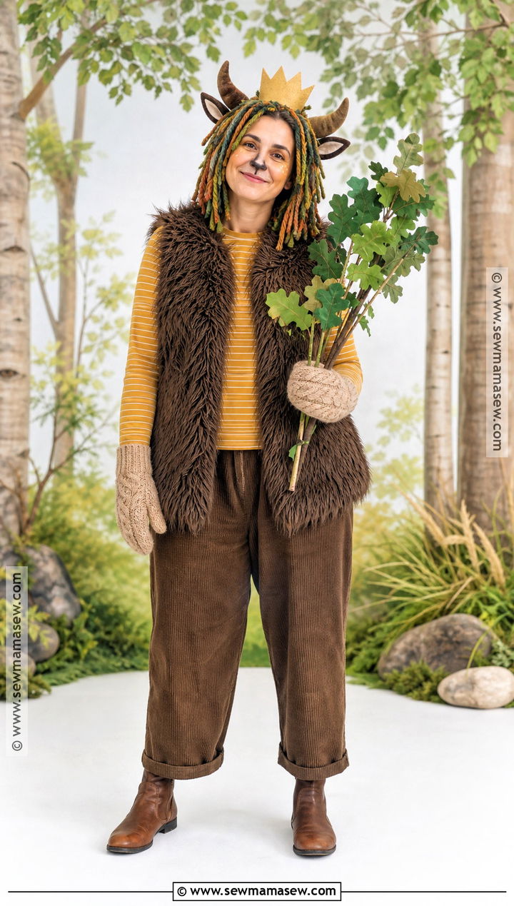 Wild Thing Costume With Faux Fur Vest - 35 book character dress up ideas
