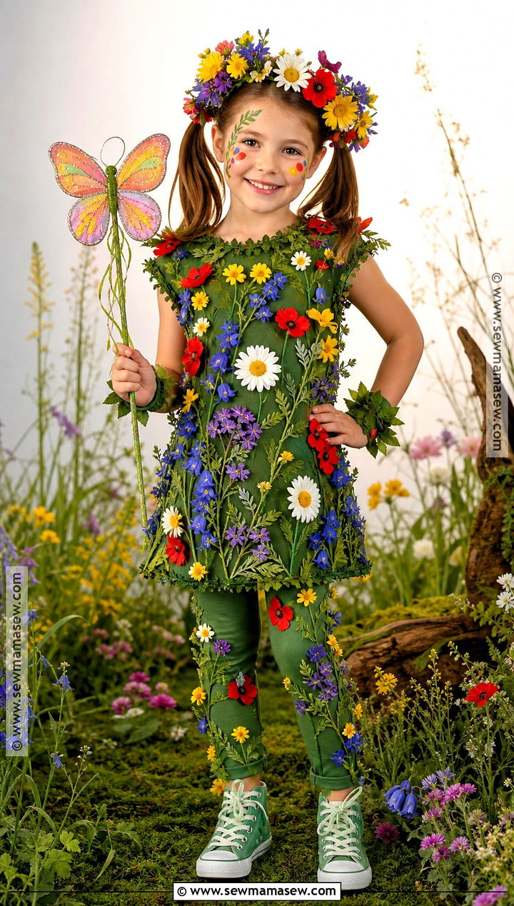 Wildflower Garden Costume For Kids - 30 flower costume ideas for kids