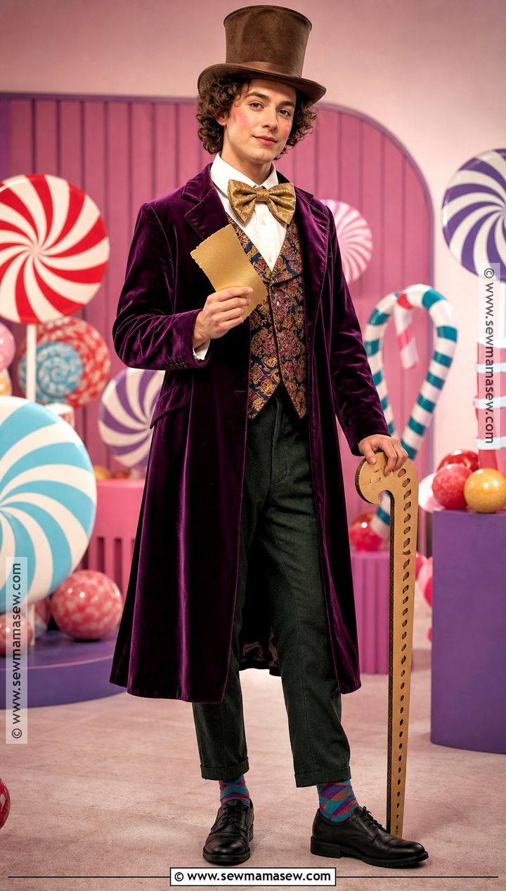 Willy Wonka Costume - 40 book characters dress up ideas