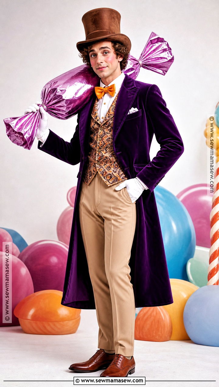 Willy Wonka Costume - 30 iconic characters costumes
