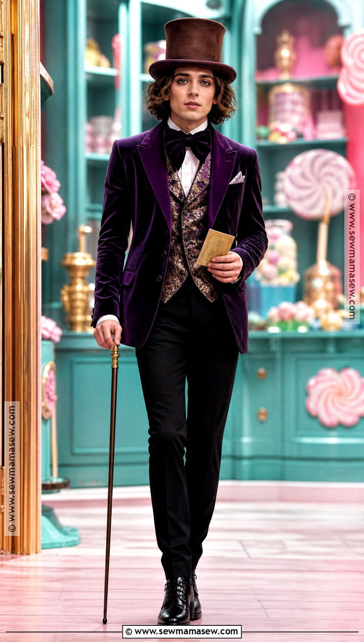 Willy Wonka Costume - 35 book characters costumes