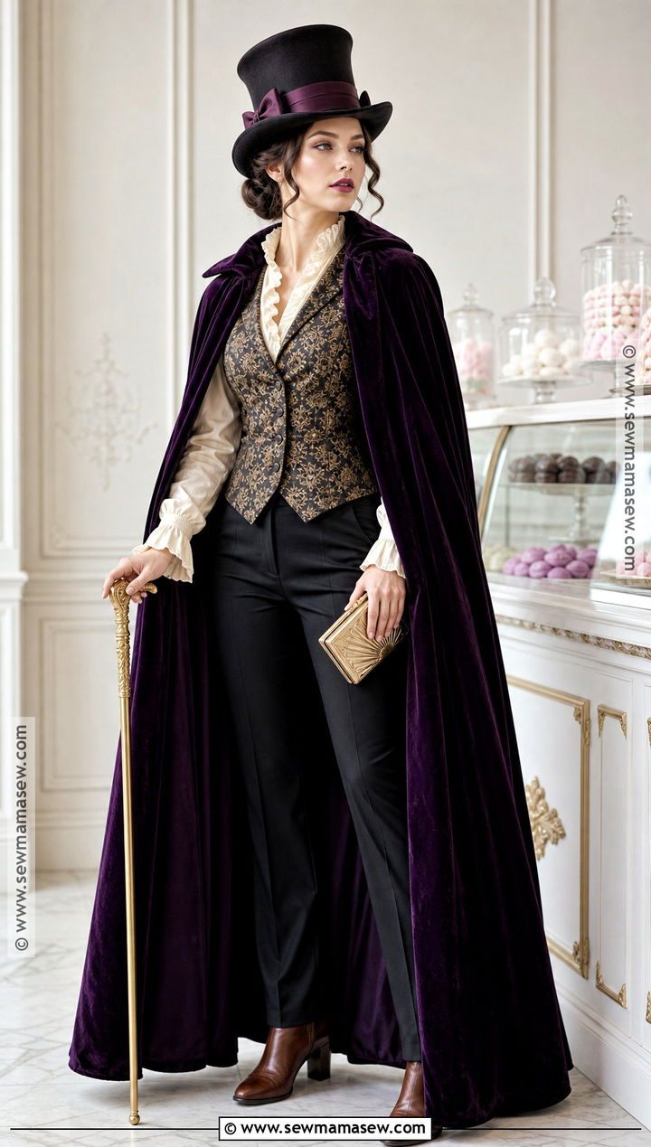 Willy Wonka Costume With Purple Cape - 35 Willy Wonka Costume Ideas for Women