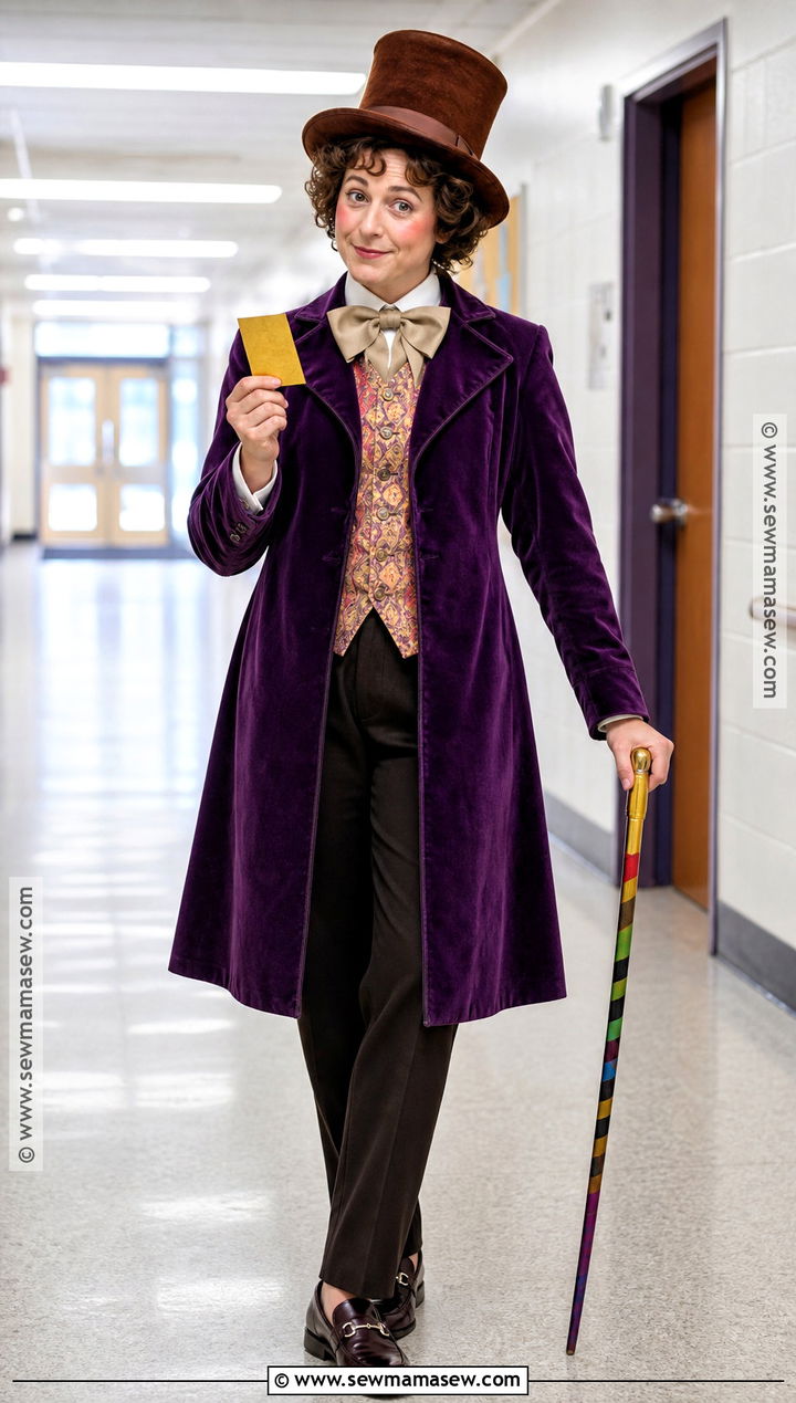 Willy Wonka Costume With Purple Coat - 40 world book day costumes for teachers