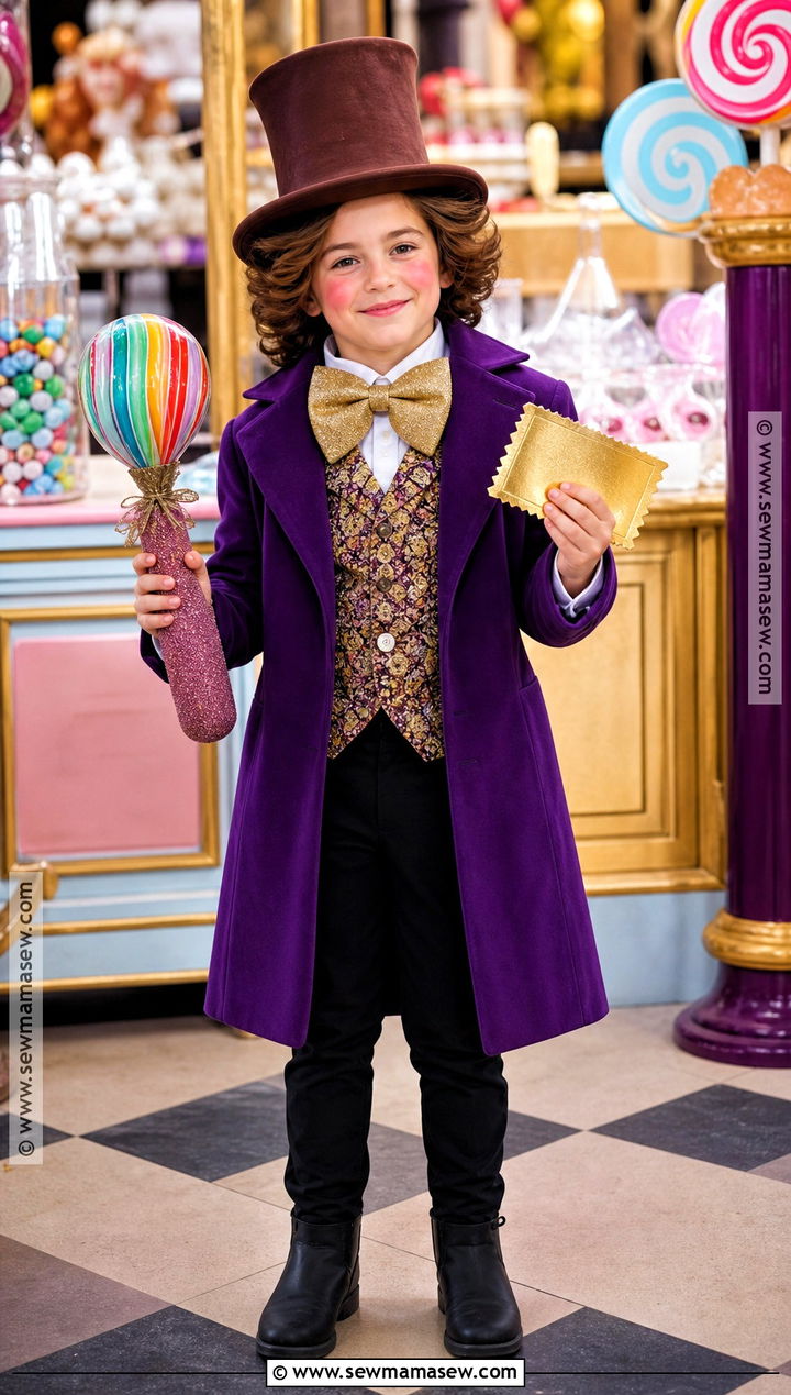 Willy Wonka Costume With Purple Coat - 30 best fancy dress costumes for kids