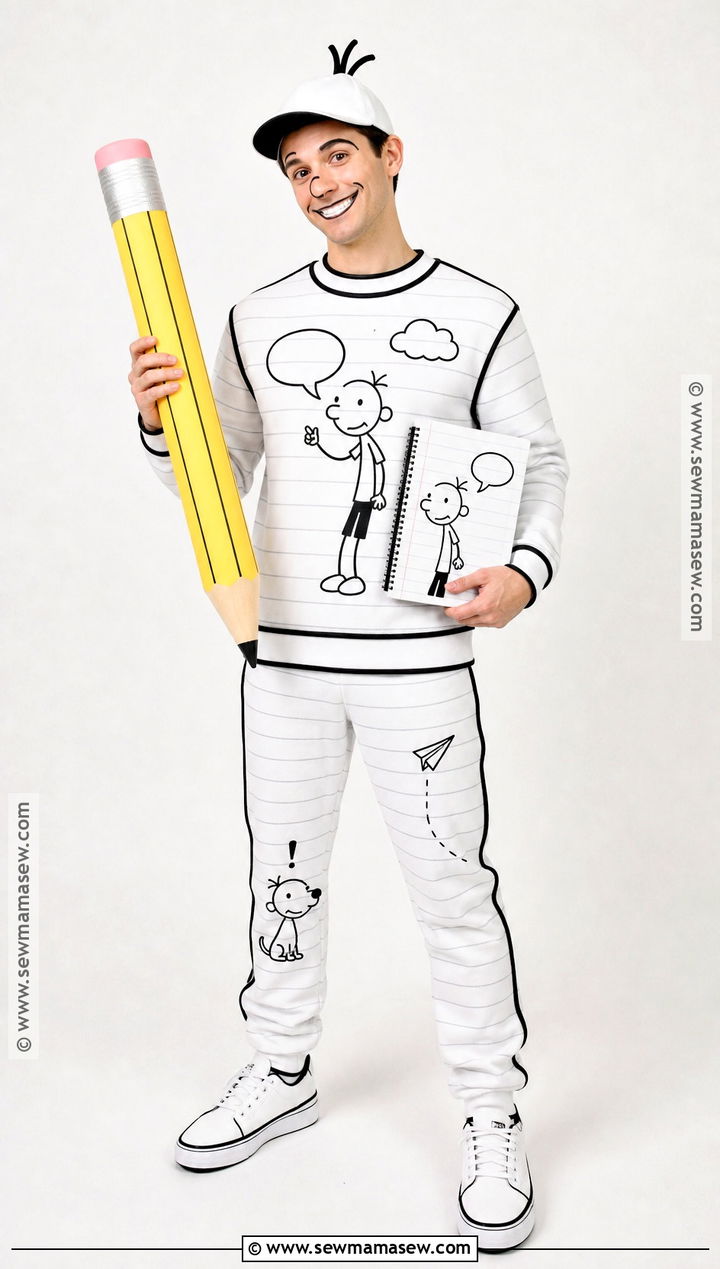 Wimpy Kid Diary Page Costume - 35 diary of a wimpy kid costume ideas