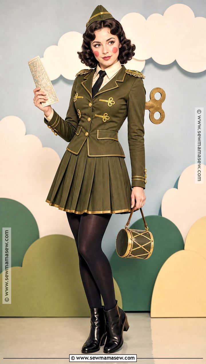 Wind Up Army Doll Costume - 35 army costume ideas for women