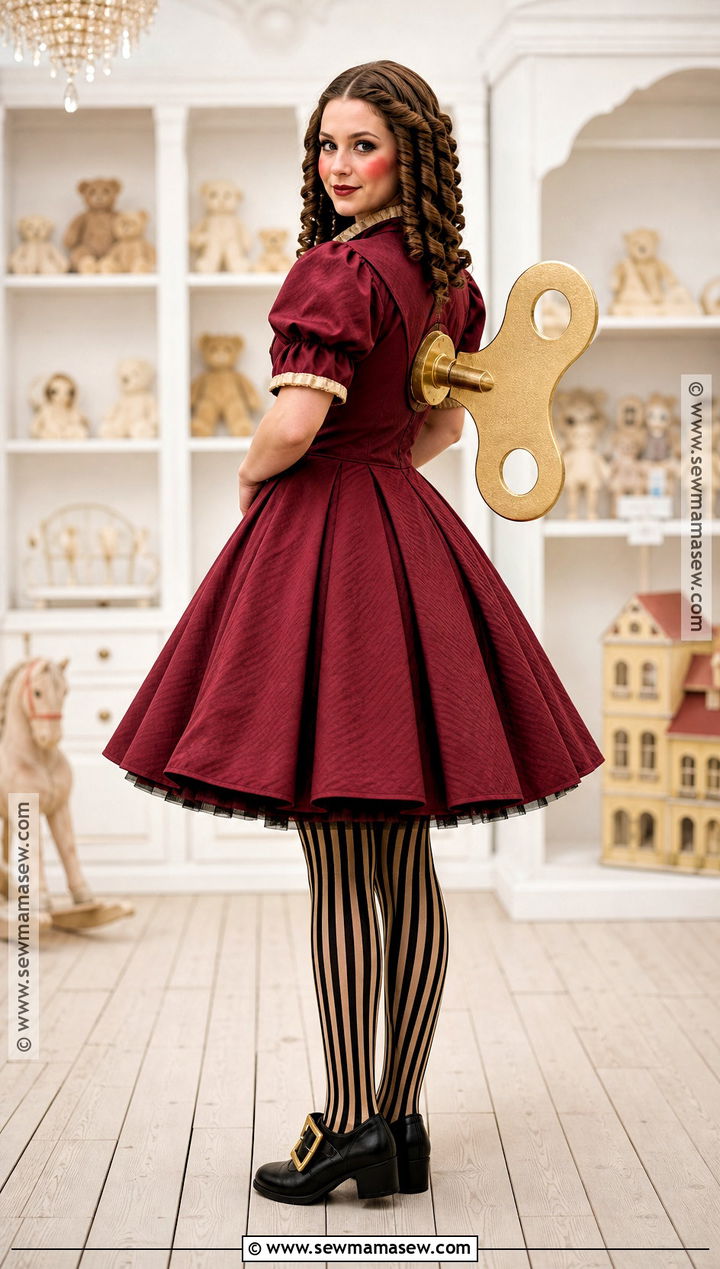 Wind Up Doll Costume - 40 doll costume ideas