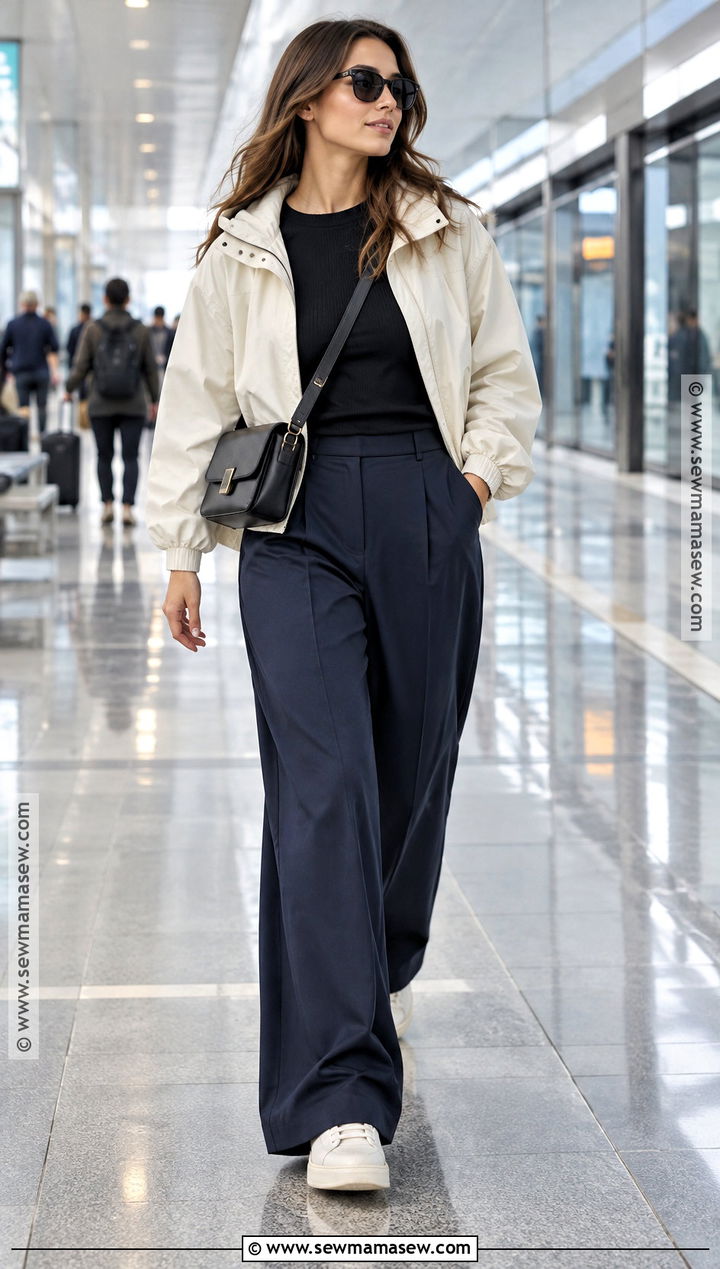Windbreaker And Trousers Fall Outfit - 25 fall styles