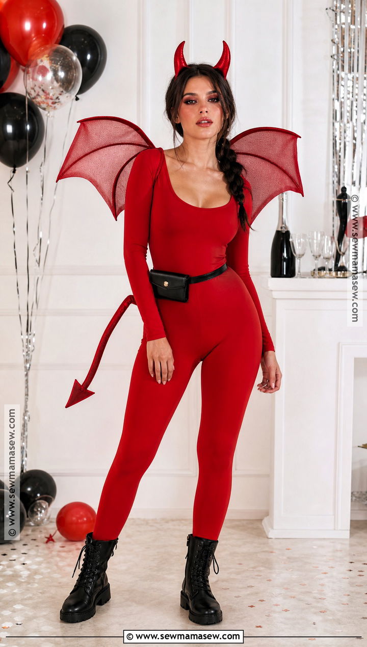 Winged Devil Costume - 40 devil costume ideas for women