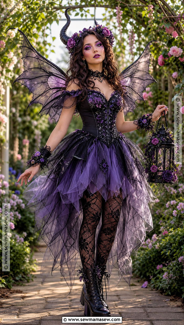 Winged Fairy Demon Dress Costume - 30 demon dress ideas