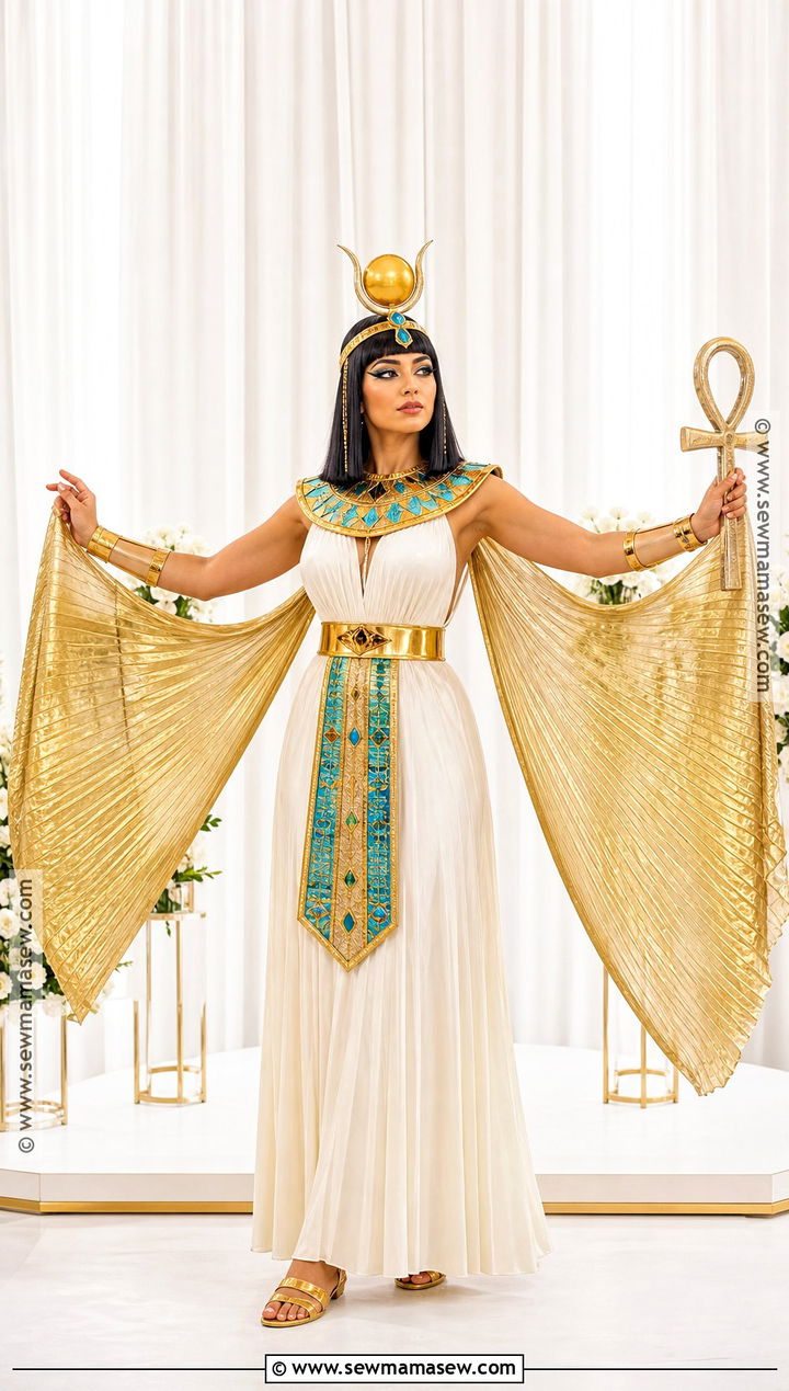 Winged Isis Goddess Costume - 30 Egypt Costume Ideas for Women