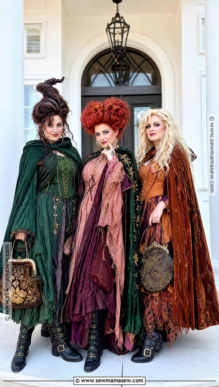 Winifred Sarah And Mary Sanderson Costume - 30 trio disney costumes