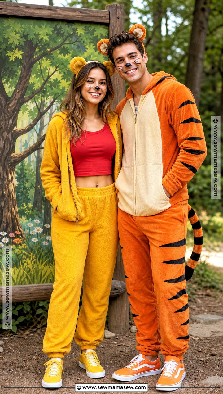Winnie The Pooh And Tigger Couple Costume - 40 winnie the pooh costumes