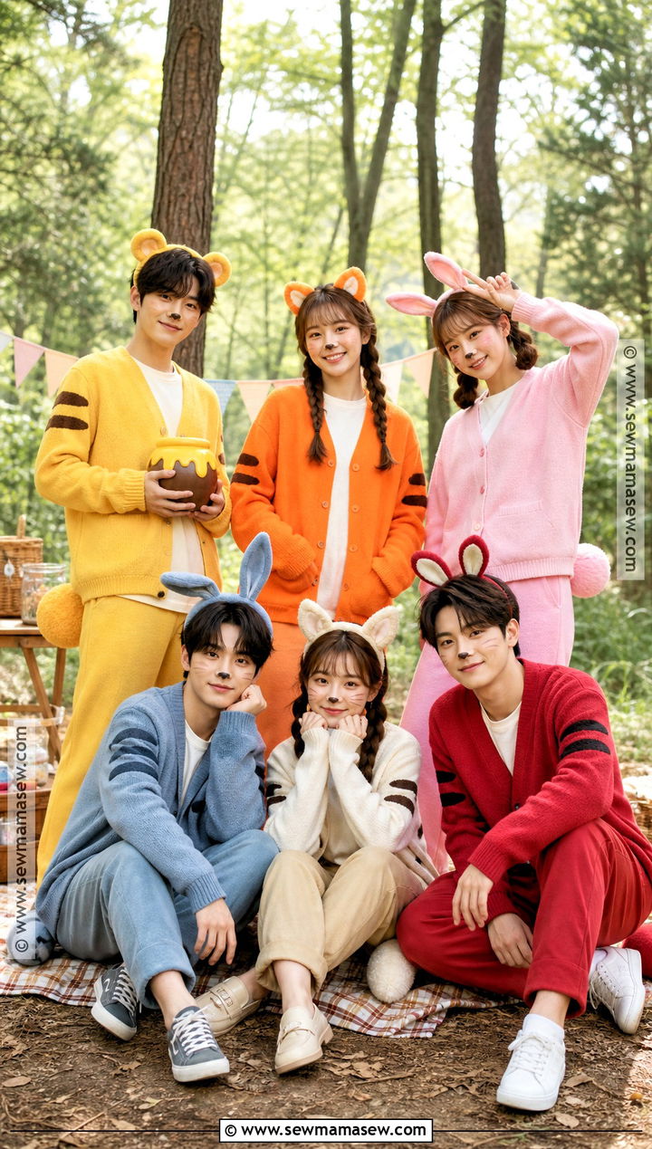 Winnie The Pooh Disney Group Costume - 30 disney group costumes