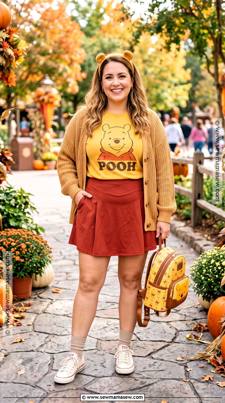 Winnie The Pooh Fall Disney Outfit - 20 Disney In October Outfits