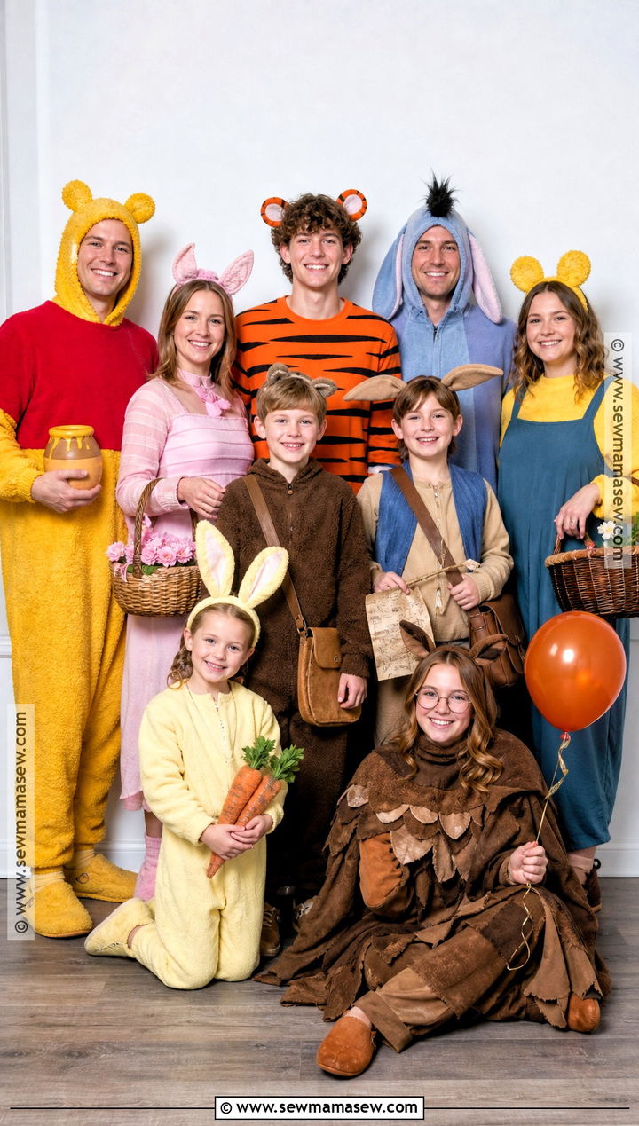 Winnie The Pooh Family Reunion Costume - 30 winnie the pooh family costumes