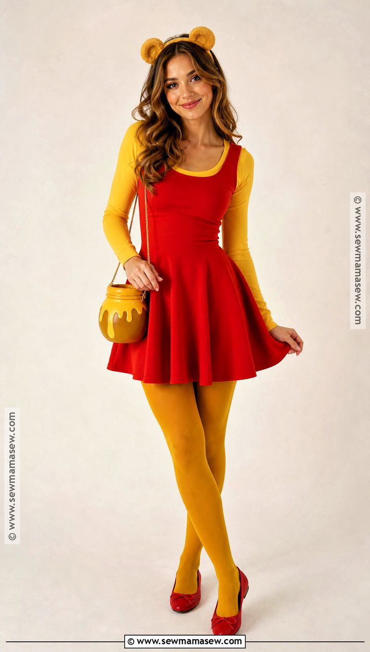 Winnie The Pooh Red Dress Costume - 40 winnie the pooh costumes