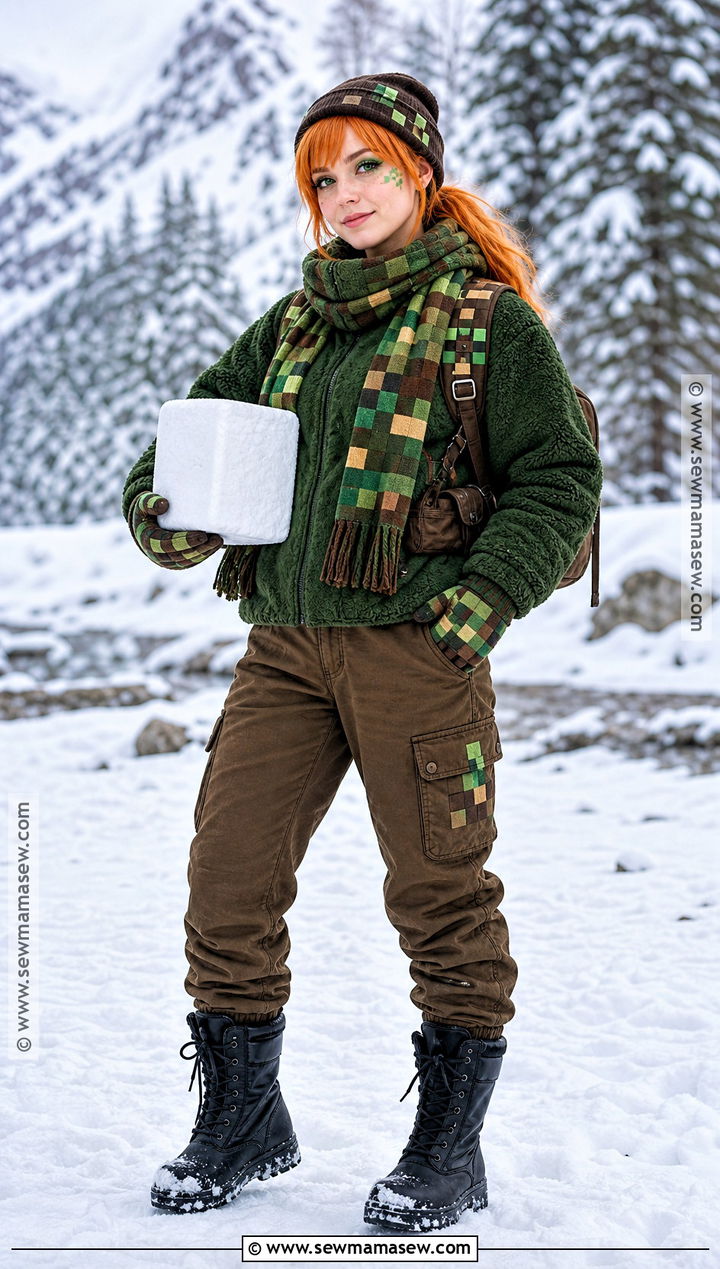 Winter Alex Minecraft Costume - 30 alex minecraft costume ideas