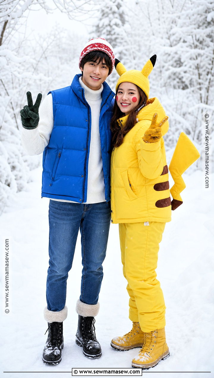 Winter Ash And Pikachu Costume - 30 ash and pikachu costume ideas