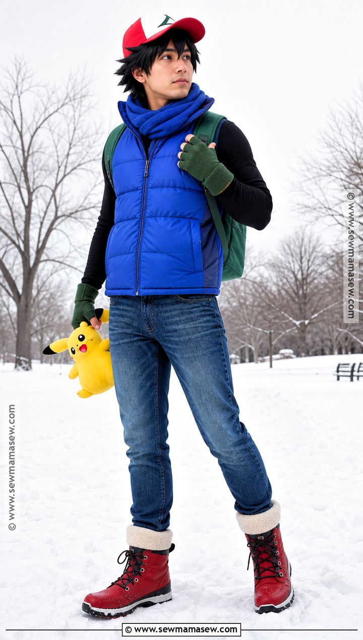 Winter Ash Pokemon Costume - 30 ash pokemon costume ideas