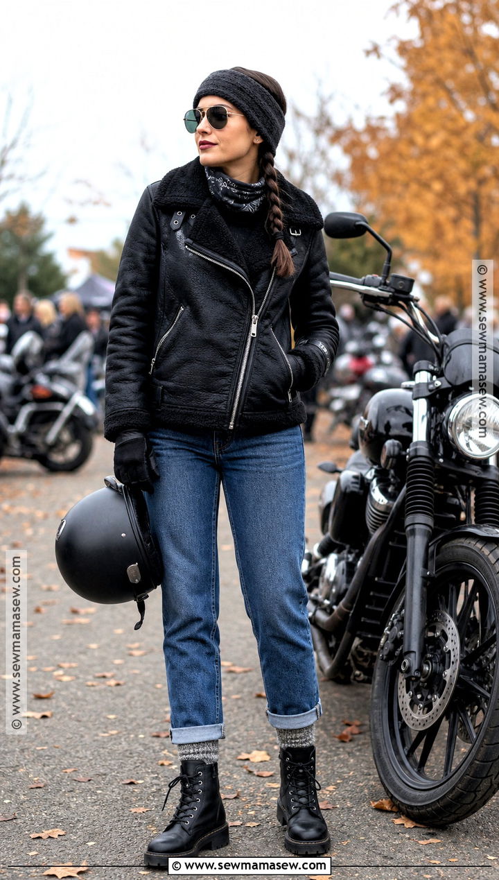 Winter Biker Girl Costume - 30 Biker Girl Costume Ideas