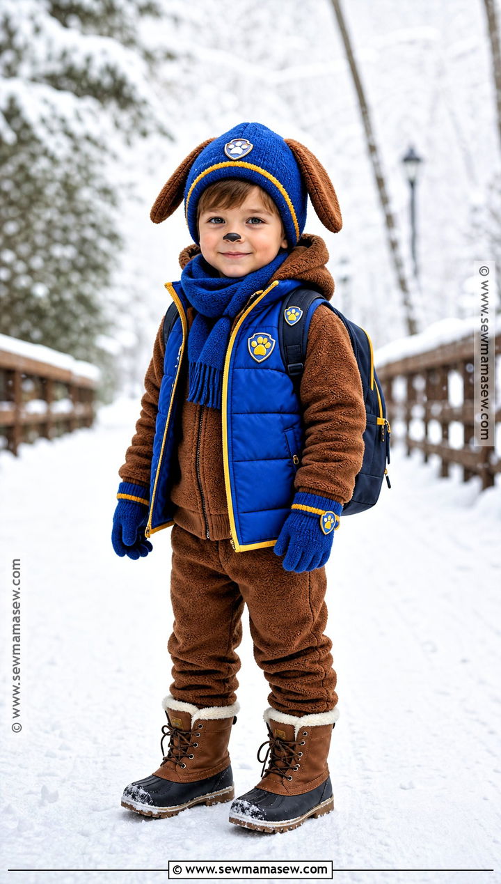 Winter Chase Halloween Costume - 30 paw patrol halloween costume ideas