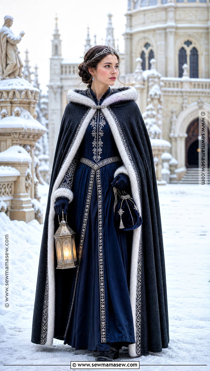 Winter Cloak Medieval Princess Costume - 35 medieval princess costume ideas
